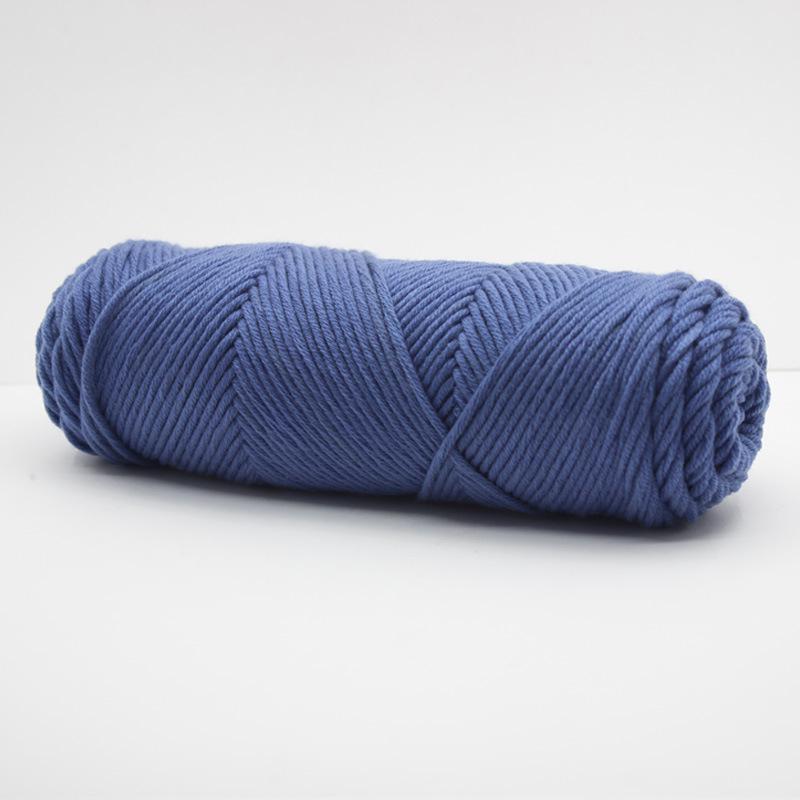 Hand-Knitted Cotton Wool Scarf Yarn for Men & Women, Coarse Wool & Milk Cotton Material, Worsted Crochet.