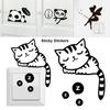 Plastic Wide Application Light Switch Stickers For Home Decoration Dark Wall Stickers Wall Decals