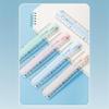 1Pcs Multifunctional Folding Ruler, 4 Colors Available, Clear Scale, Portable For Geometry Drawing & Measuring At School Home