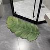 Tappetini da Pavimento per Bagno Piante Verdi Stile Ins Tappetino Assorbente per WC Tappetino per Porta Irregolare per la Casa Tappeti in Diatomea