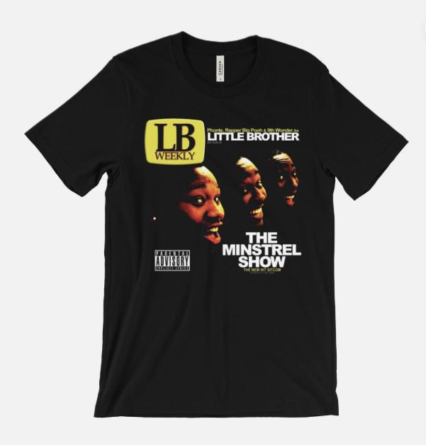 Little Brother T-Shirt - The Minstrel Show - Big Pooh Phonte 9th Wonder Nicolay L
