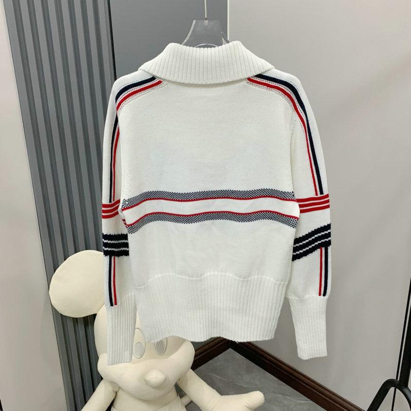 

THOM BRASSY 9327D Свитер с воротником-бабочкой для дома Small белый