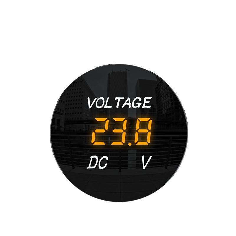 DC 12V 24V 36V Digital Panel Voltmeter Voltage Meter Tester Led Display For Car Auto Motorcycle Boat ATV Truck Refit Accessories