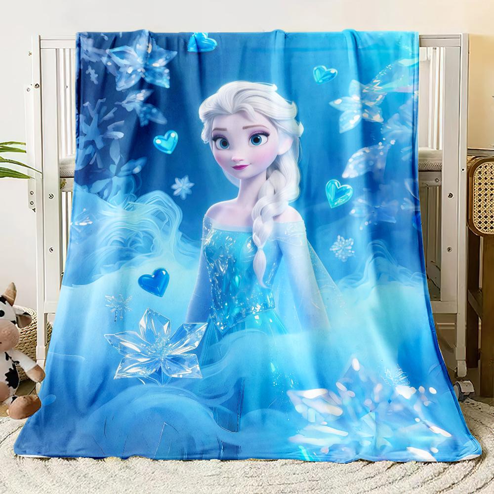 Cartoon Frozen soft Blankets blankets fluffy flannel thin Blanket Picnic Sofa Family Bedroom Children's Room custom blanket