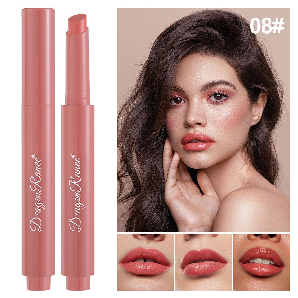Lip Press Lippenstiftstift Lipgloss Feuchtigkeitsspendender Lipgloss Spiegel Falten auf den Lippen ausgleichend Feuchtigkeitsspendender Lippenstift