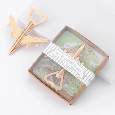 Airplane Bottle Opener, Wedding and Birthday Party Small Gift, Zinc Alloy Beer Bottle Opener