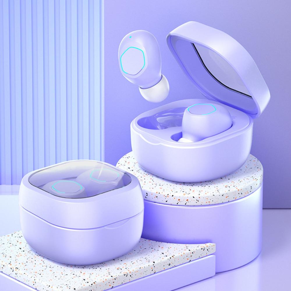 Transparent Case Wireless Bluetooth Earphone M21 Bluetooth Headset  Mobile Phone Universal