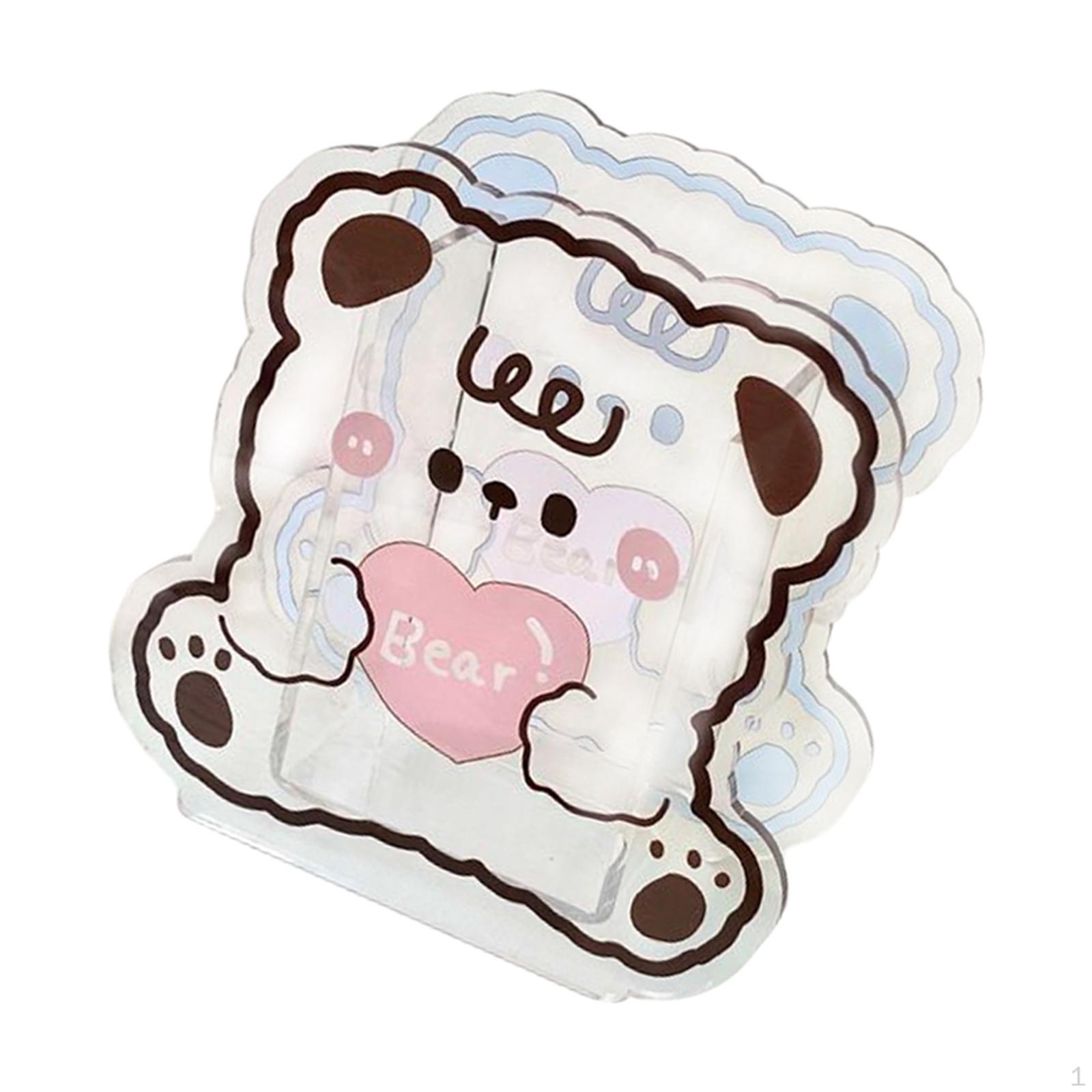 

Acrylic Holder, Holder cil Rulers Students Teachers School Bear Style