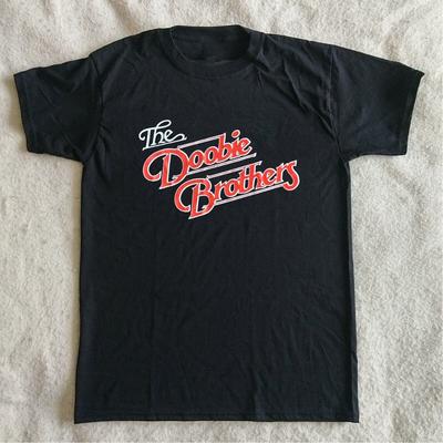 The Doobie Brothers Cycles Tour Black Cotton T Shirt Full Size S-5XL Unisex T-Shirt
