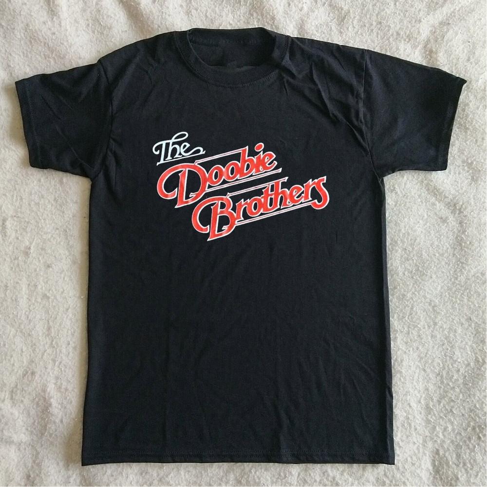 The Doobie Brothers Cycles Tour Black Cotton T Shirt Full Size S-5XL Unisex T-Shirt S