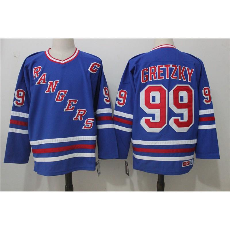 New York Rangers NHL Hockey Jersey Uomo Uniforme da Ghiaccio Abbigliamento per Tifosi Miscela Sintetica Premium