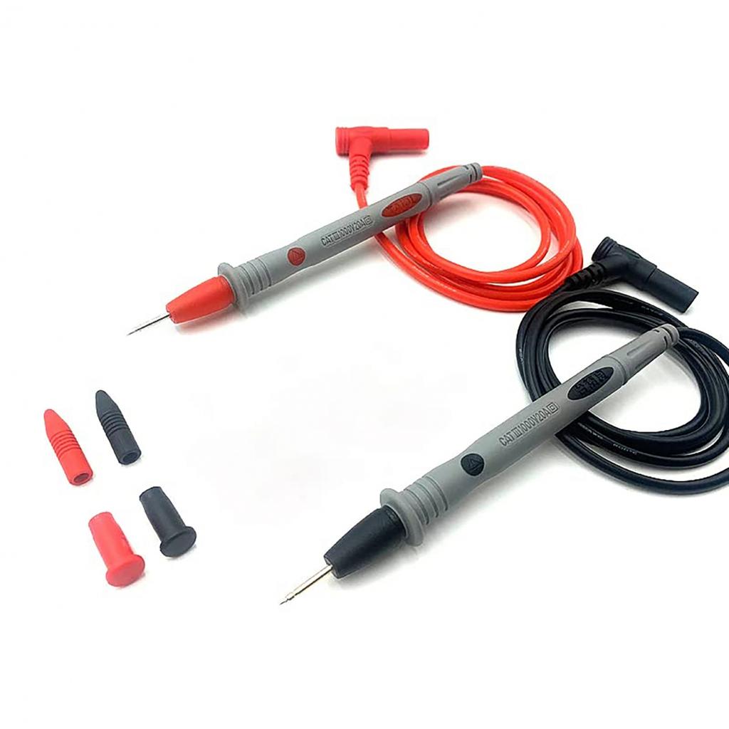 Ultra Fine Needle Probes Multimeter Cable Precise Measurement Test Leads