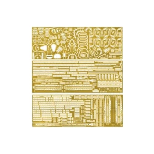 Aoshima Bunka Kyozai (AOSHIMA) 1/350 Scale Ironclad Detail Up Parts Takao Class Common Etching Set Plastic Model