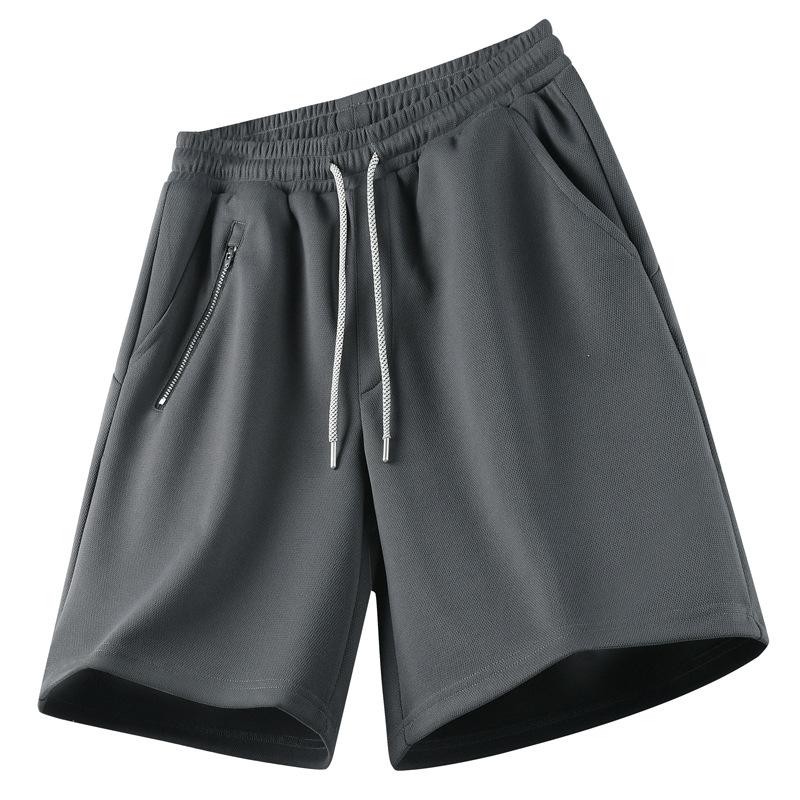 Shorts Men's Pearl Cotton Five Quarter Pants Men's Loose Breathable Shorts Casual