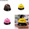 Easy Use Ringbell Desk Call Bell Novelty Iron Craft Metal Service Bell Cute Dinner Reminder Bell Student Gift
