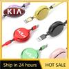 2026 Hot Car Sticker 3 In 1 Multi-quick Charger USB Cable Iphone Micro USB Type-c For Kia K1 K2 K3 K4 K5 K6 K7 K9 Stonic Stinger