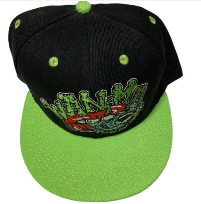 WANIMA X LEFLAH Official Limited Edition Collaboration Cap (Black Green X Red)