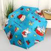 1pc Strawberry Rabbit Auto Open/close Leisure Umbrella, 8-Rib Sturdy Structure, Portable Travel Umbrella, Parties, Everyday Use, Outdoor Acc