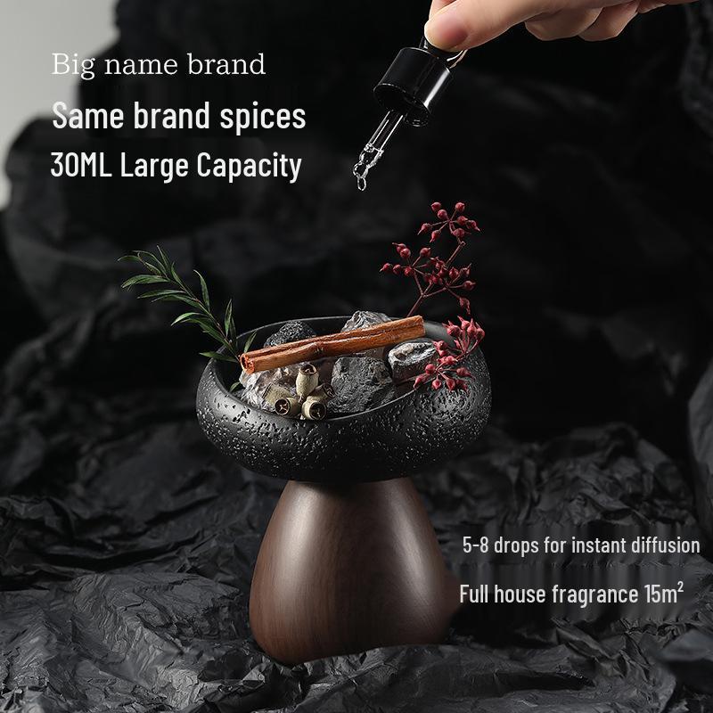 Aroma Stone Essential Oil Diffuser Gift Box - Long-Lasting Indoor Air Freshener & Hotel Ornament with Customizable Fragrance 