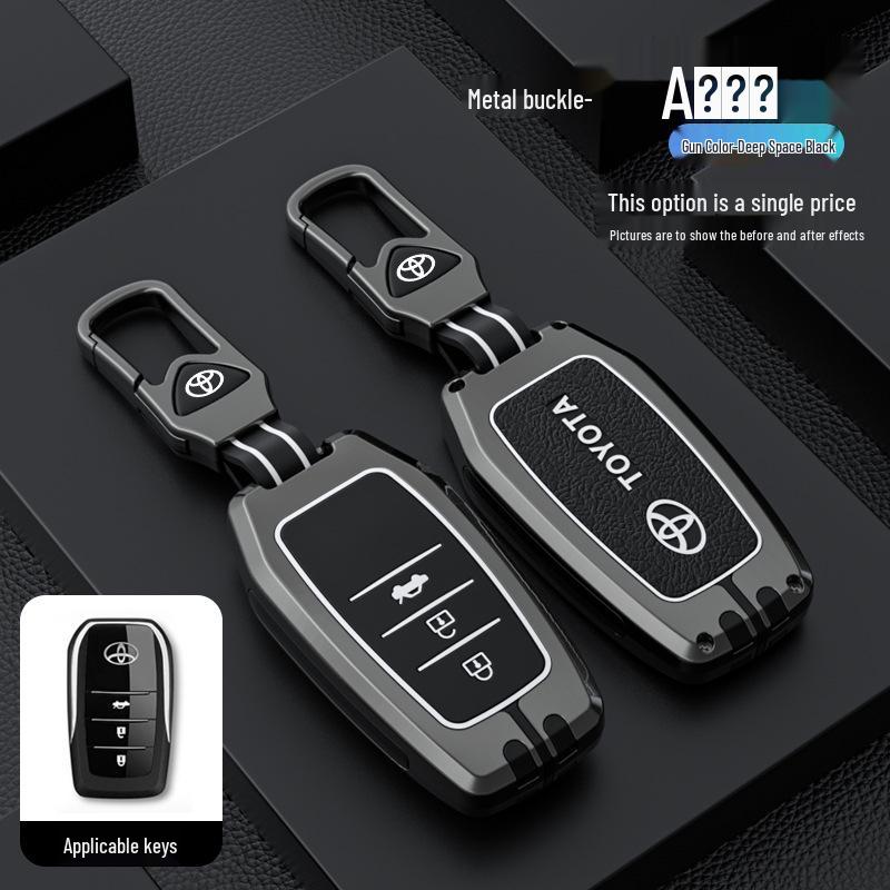 High-Grade Alloy Protective Key Cover for 8th Gen Toyota Camry (25 Models)