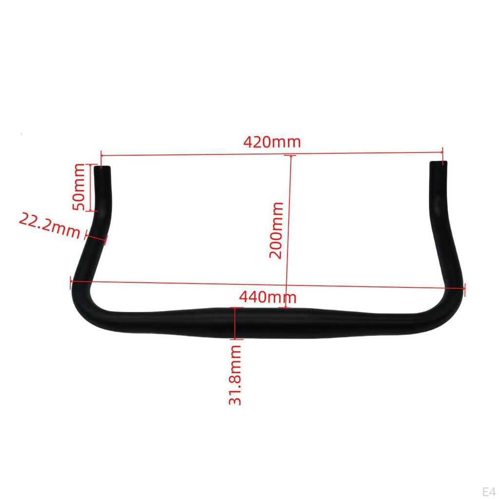 Fahrradlenkerzubehör 22,2 mm Griffdurchmesser Ersatzteil Leichtgewicht Ergonomische Komponente Robust