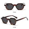 Vintage Polygon Square Women's Sunglasses Small Outdoor Rivets Sun Glasses UV400 Protection Hexagon Shades Outdoor