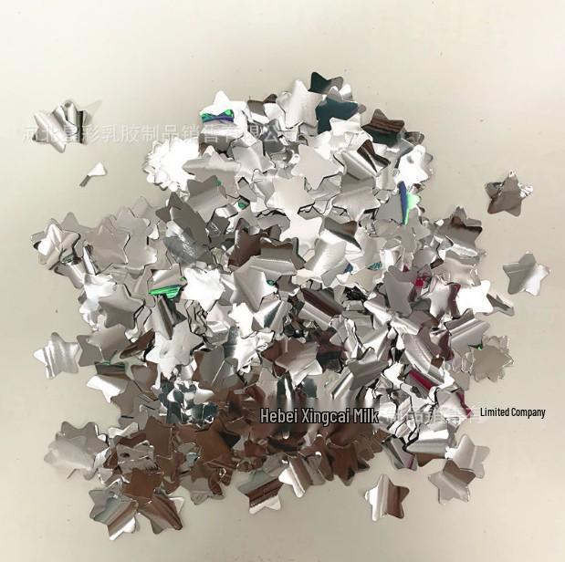 Colorful Transparent Confetti Balloon Filler - 1.5cm Round, 500g for Wedding Decor