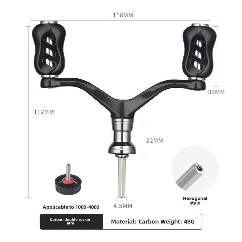 

Haoton Carbon Spinning Wheel 32g Single Crank Модель 1000-4000 Универсальный шестигранный кривошип double crank hexagonal style