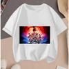 2026 Teenagers Kids Stranger Things Cartoon 2D Printed Casual Summer Short Sleeve T Shirt Hot Sale