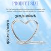 WTEMPO Wedding Place Card Holders for Table Heart Wedding Table Number Holders Mini Picture Photo Stands for Bridal Shower Party Vertical Label Holder