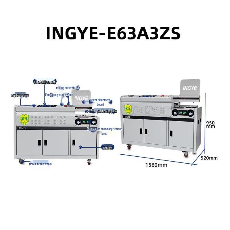INGYE Automatic Wireless Binder with Paper Cutter CN Plug (adapter Included)