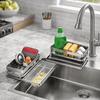 Large Capacity Self-Draining Sink Shelf Moisture-proof Soap Sponge Holder  Bathroom