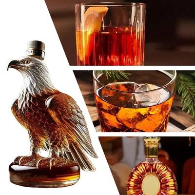 Exquisite Eagle-Shaped Whiskey Decanter Ideal Gift for Dad & Husband,Exquisite Eagle Liquor Bottle Fun Home Decor for Holiday