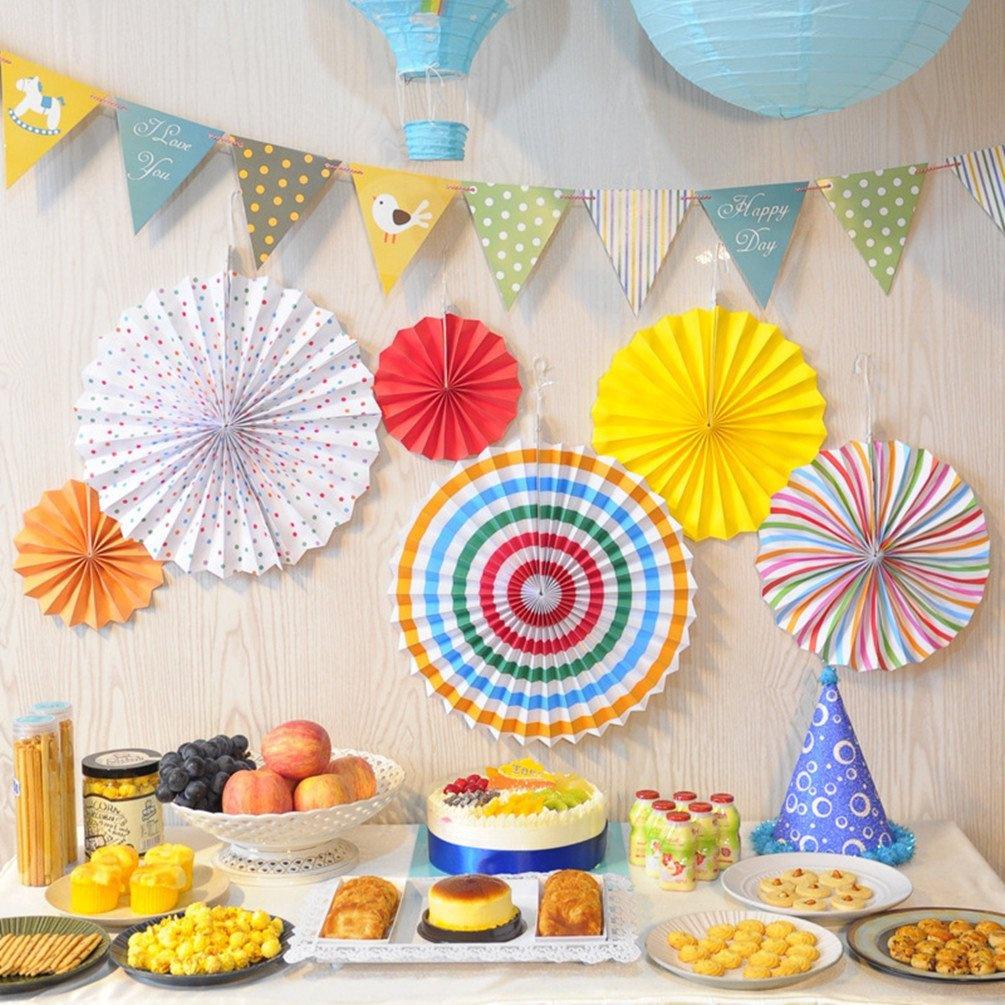 12pc Mexican Paper Fans Fiesta Mexican Party Hanging Decorations Supplies 12pc Mexican Paper Fans Fiesta Mexican Party Hanging Decorations Supplies
