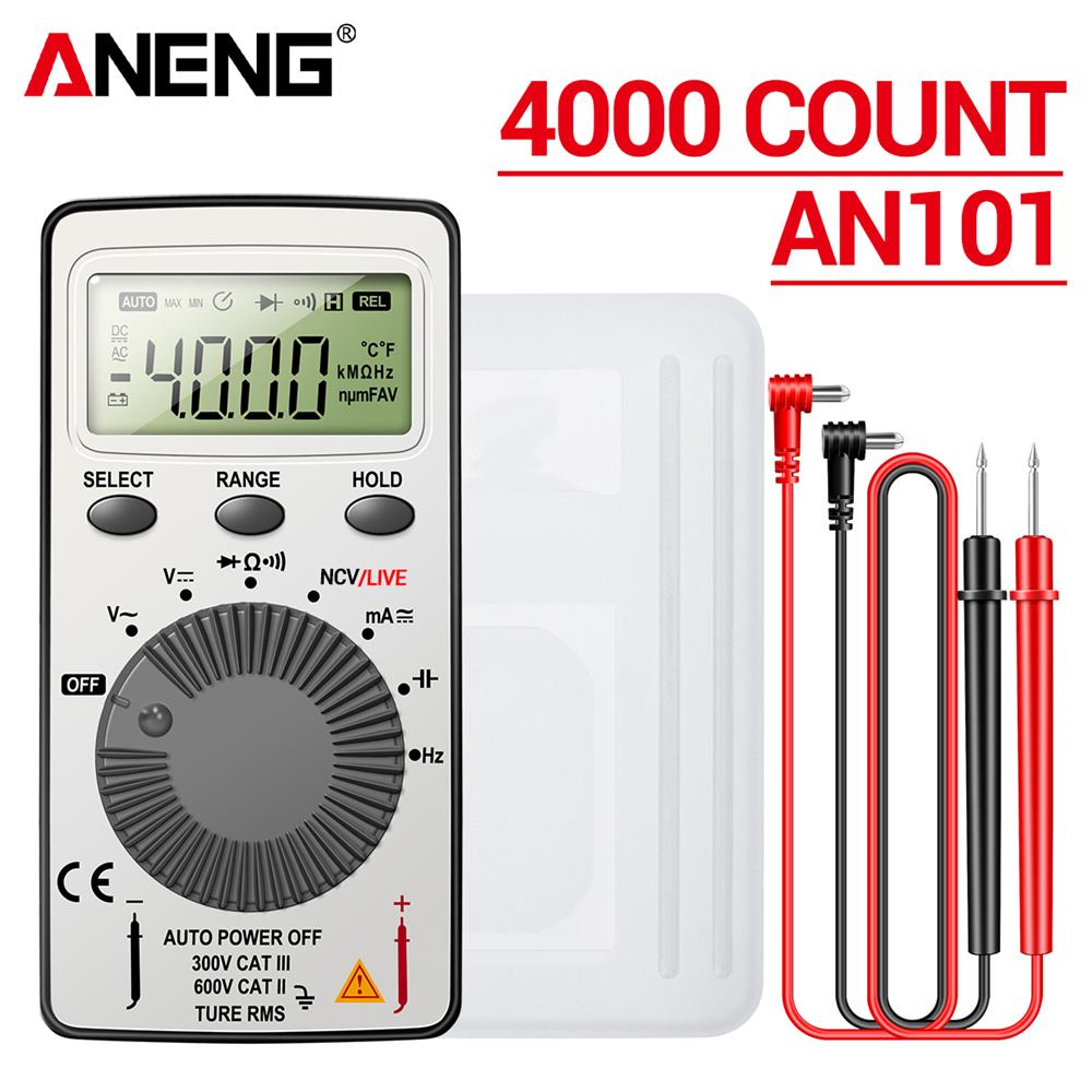 ANENG Digital Multimeter Tester Voltage Automotive Current AN101+B18 Highlight Voltage Portable Professional Electrician Tools