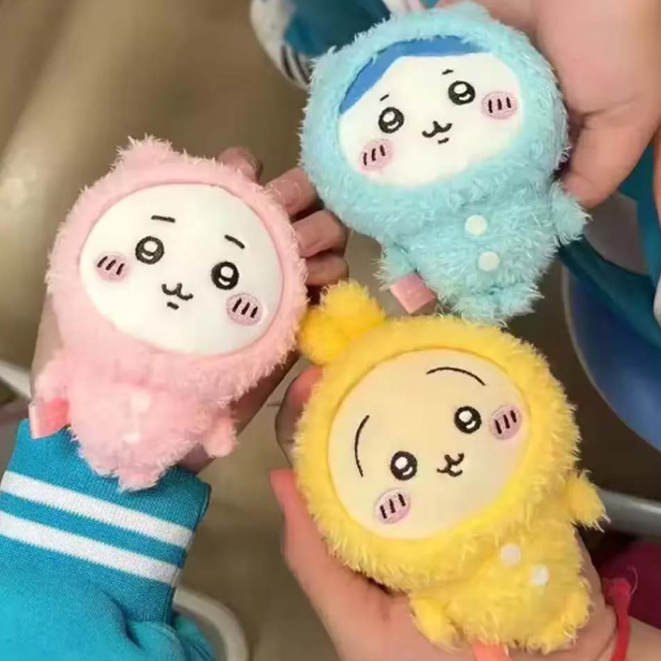 New Chiikawa Anime 10Cm Plush Doll Kawaii Usachi Keychain Hachiware Stuffed Pendent Cute Backpack Ornament Toy Gift