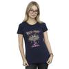 Rick And Morty Rosafarbenes Raumschiff-Baumwoll-T-Shirt für Damen/Damen