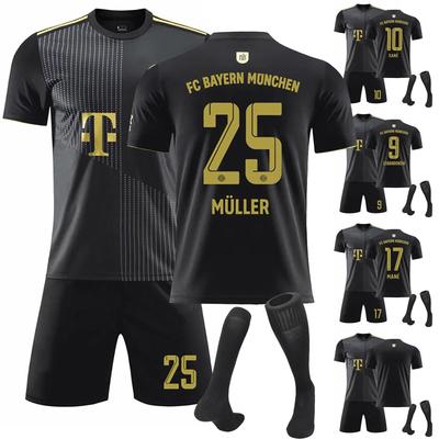 21/22 Bayern-Munich Away Jerseys Children's Football Uniform Training Suit Set