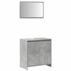 VidaXL 2-piece Bathroom Furniture Set Concrete Grey, Bathroom Cabinet, Bathroom Cupboard, Furniture 856066