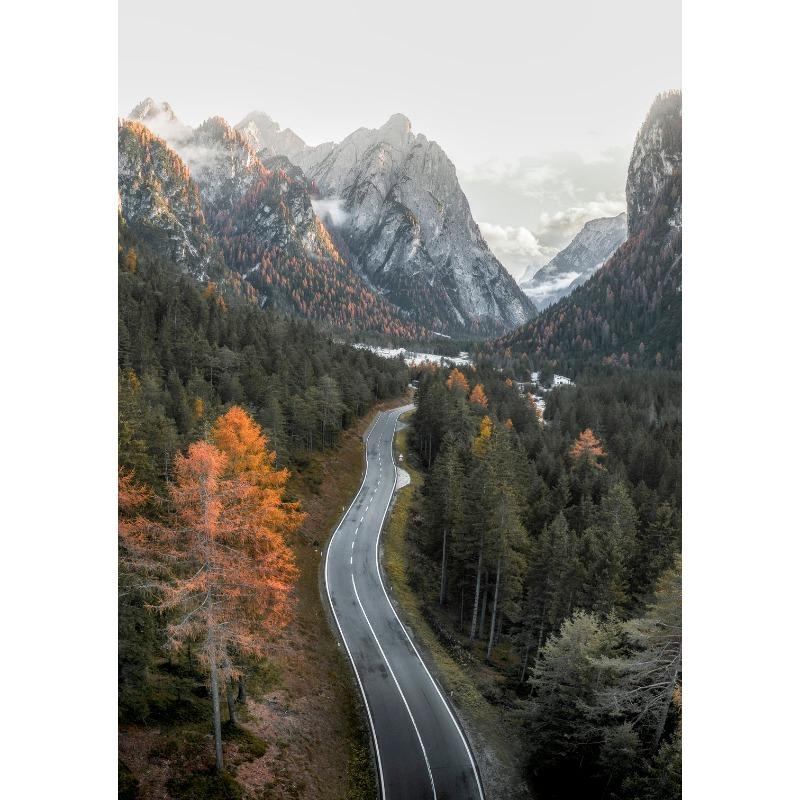 

Современный пейзаж с заснеженными горами, озером и лесом, фотография, художественный постер, холст, картины, настенное искусство, картины для домашнего декора 21cm×30cm NoFrame