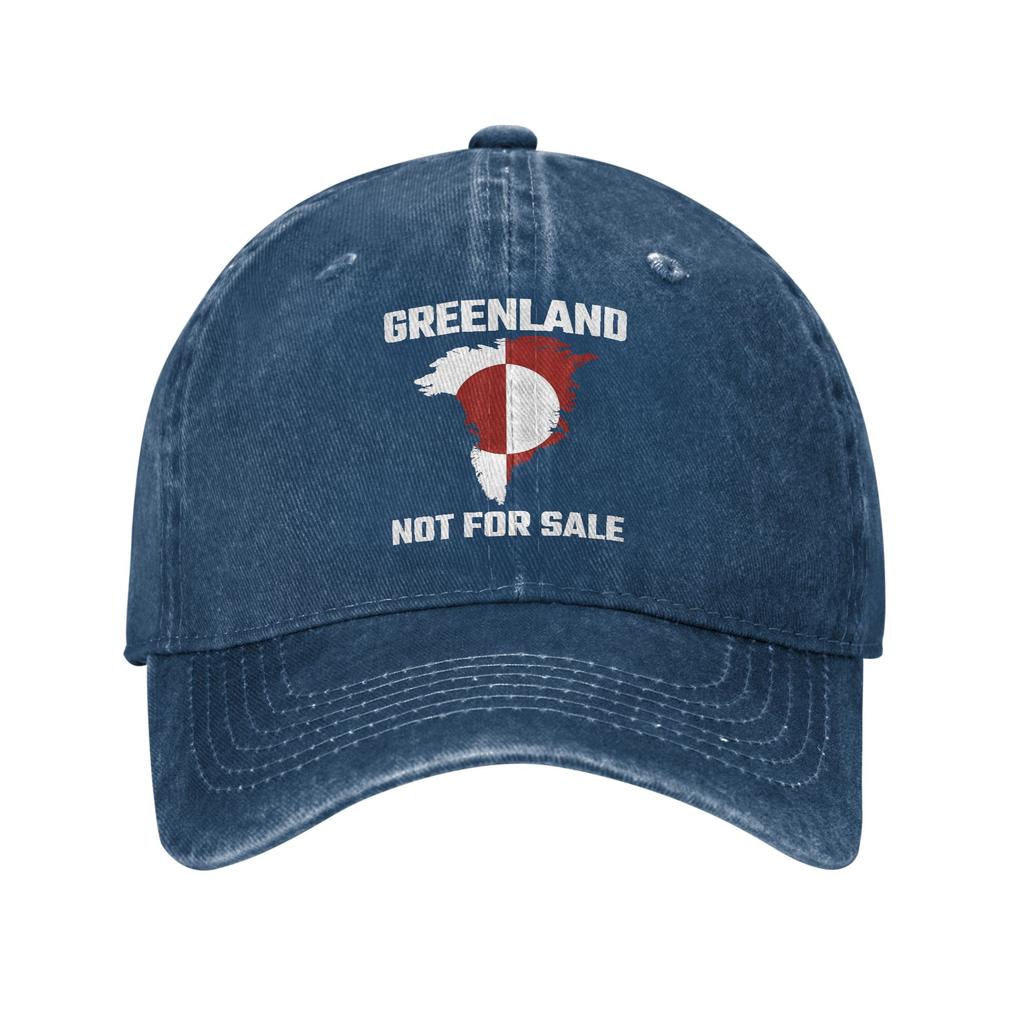 Greenland Is Not For Sale Polar Bear Greenland Flag Caps for Men Women Trucker Hat Lerisure Headwear Baseball Cap Adjustable