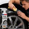 Tire Shine Spray Vehicle Tyre Cleaning Product Automotive Tyre Restorer Spray for Trucks Sedans RVs SUVs Auto Enthusiasts Fleet
