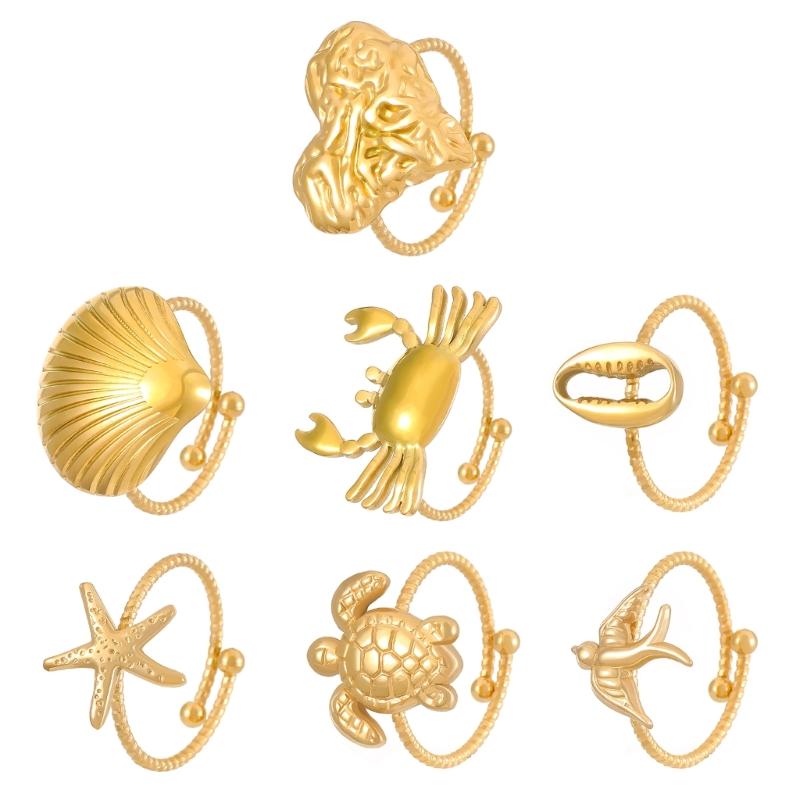 

Sturdy Stainless Steel Animal Rings Stylish Statement Jewelry Accessory for Fashion Enthusiasts Daily Use Lovers 1