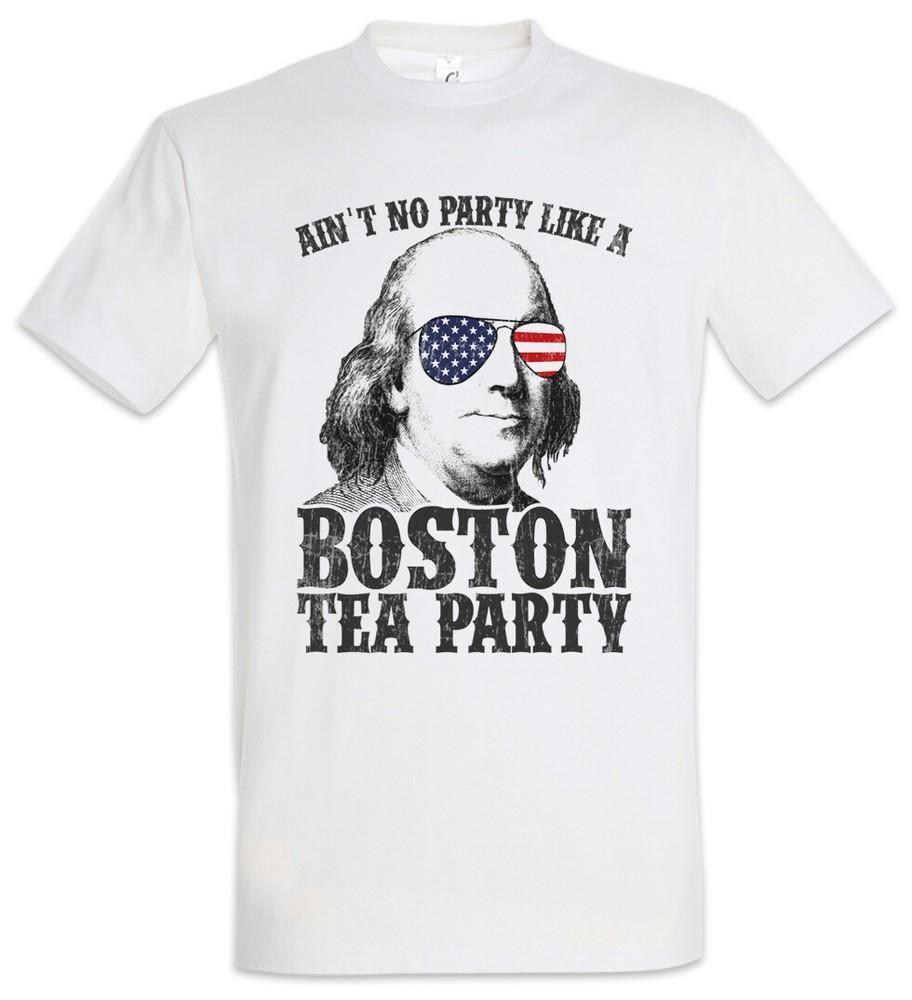 Boston Tea Party Tričko Ben Benjamin Zábava Alkohol Franklin Spojené státy US USA