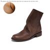 Winter Women'S Boots Vintage Chelsea Boots Women'S Shoes Women'S Ankle Boots Genuine Leather Western Boots Retro