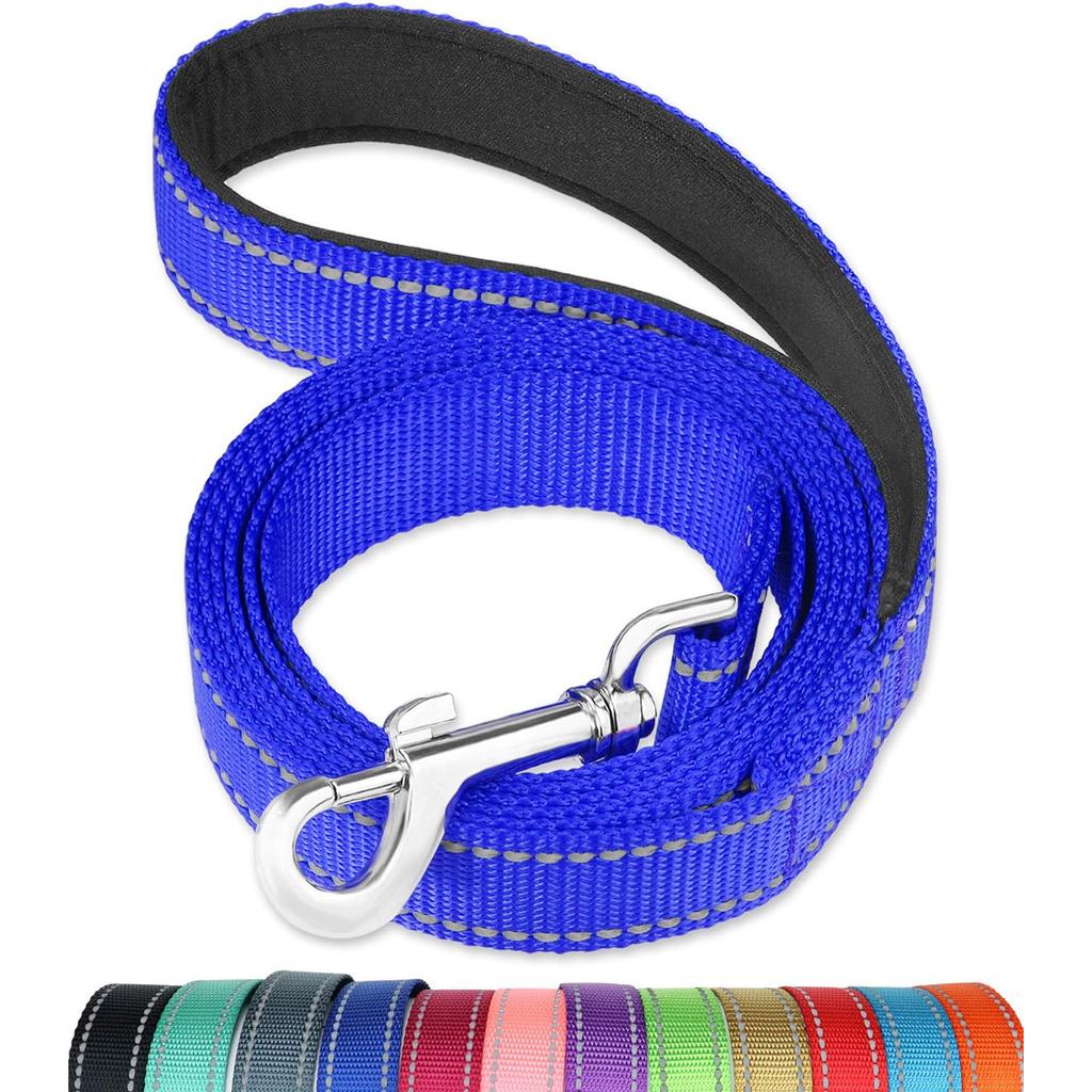 Reflective Dog Leash - Soft Padded Handle for Comfortable Training and Walking - Ideal for Medium and Small Dogs - High Visibili