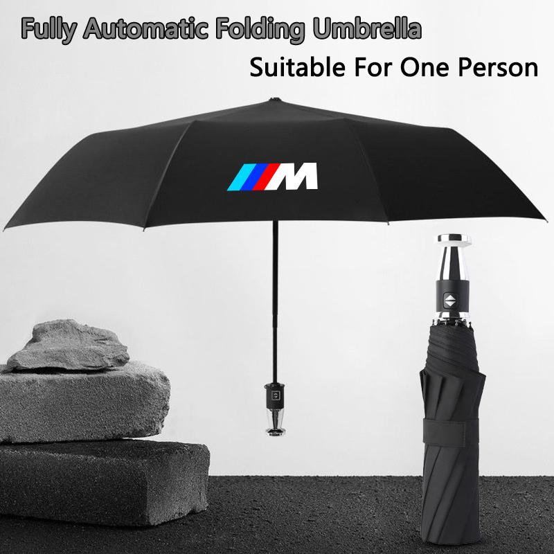 MNB15 Car Automatic Folding Windproof Sunshade Umbrella For BMW M E34 E36 E60 E90 E46 F10 F20 F30 X5 X6 X1 M3 M5 M6 E71 Car Accessory