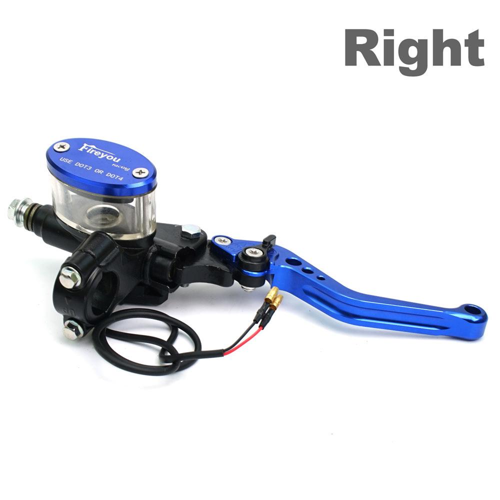 

Универсальный левый гидравлический рычаг сцепления для уличного мотоцикла и главного цилиндра, шланг, система перекачивающего насоса, комплект