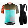 Men's Short-sleeved Overalls Shorts Cycling Suit Sweat-absorbing and Quick-drying
