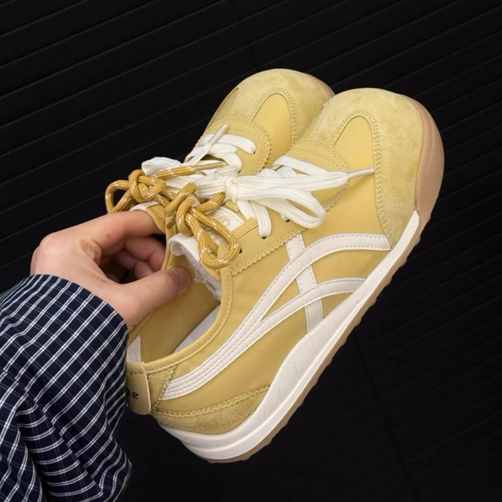 Leather heightening women's spring and summer new super soft flat-bottomed versatile sports and leisure shoes